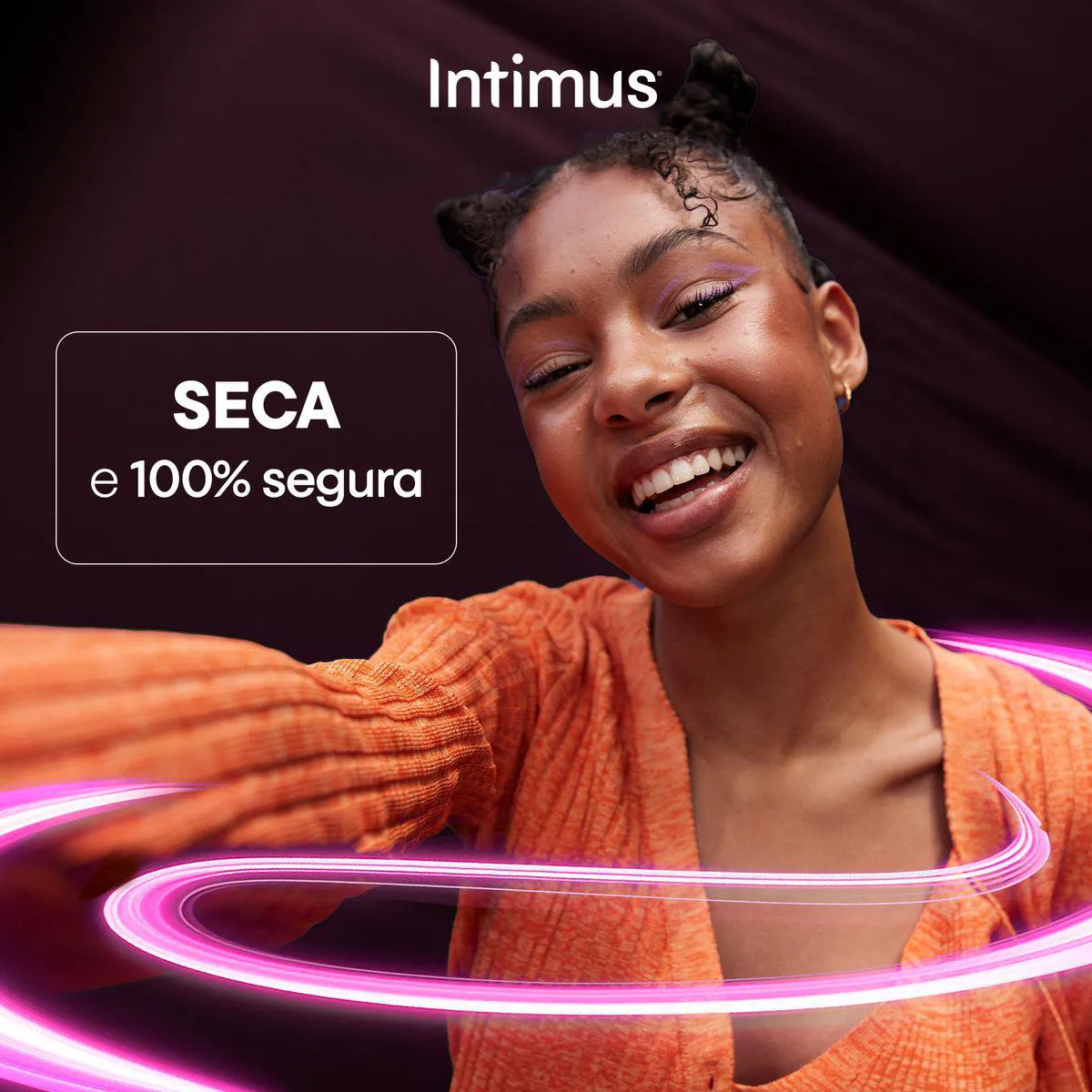Absorvente Intimus Noturno Toda Protegida Com Abas Cobertura Suave 8 unidades