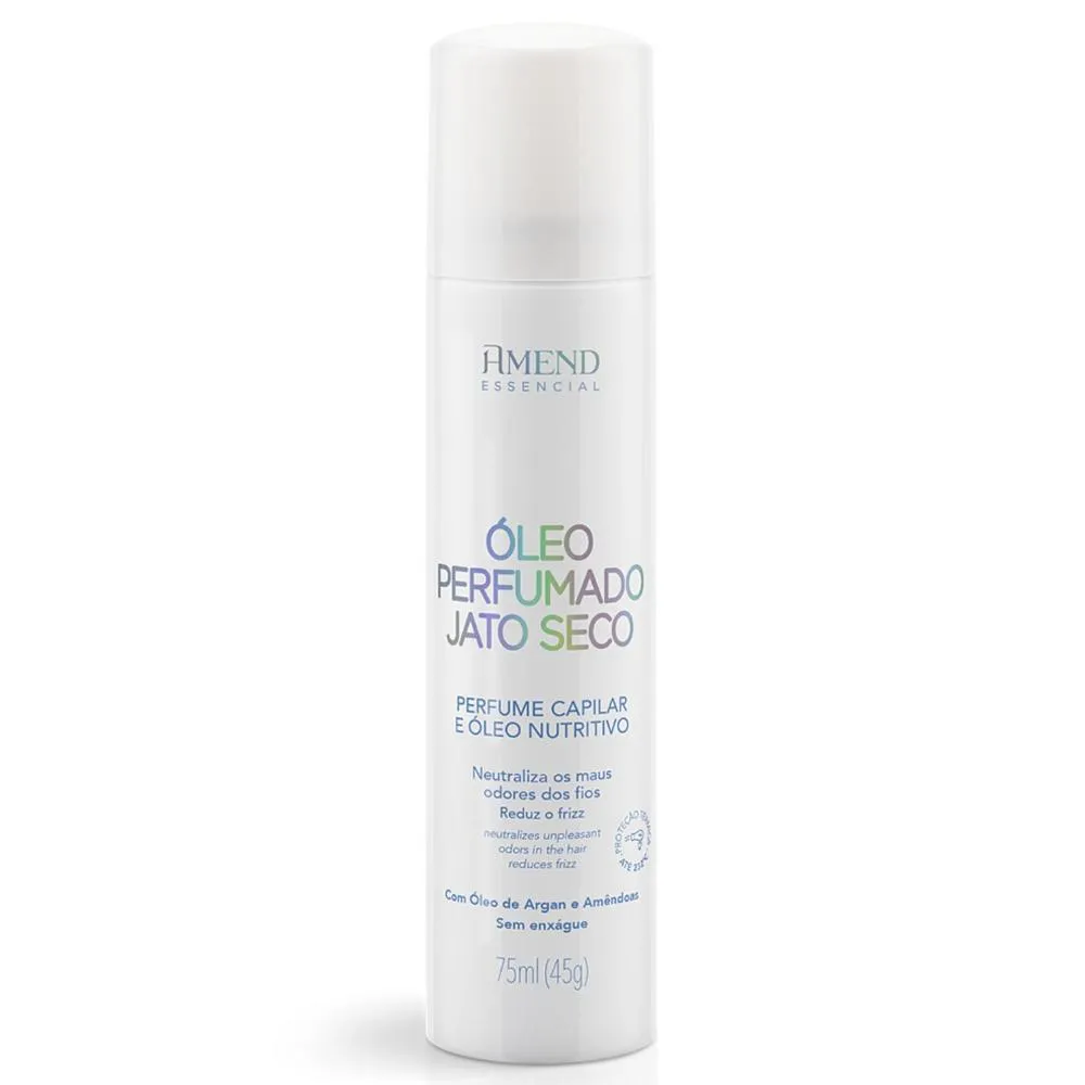 Óleo Amend Perfume Cabelo Jato a Seco Nutrição e Brilho