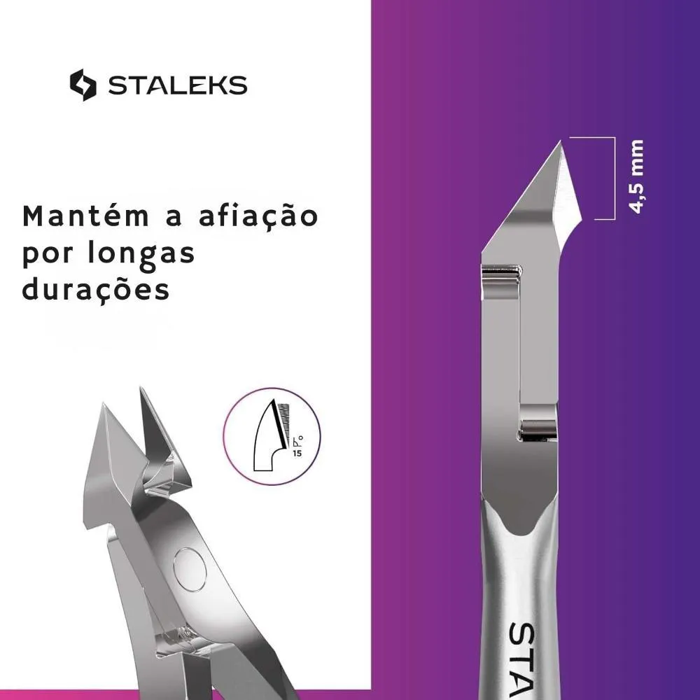 Alicate de Cutícula Profissional Staleks Ns-10-7 Inoxidável