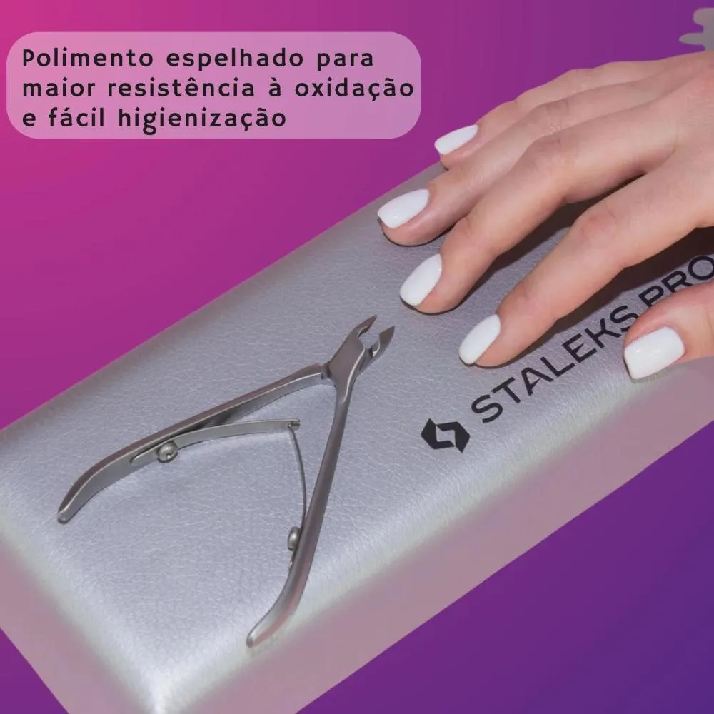 Alicate de Cutícula Profissional Staleks Ns-10-7 Inoxidável
