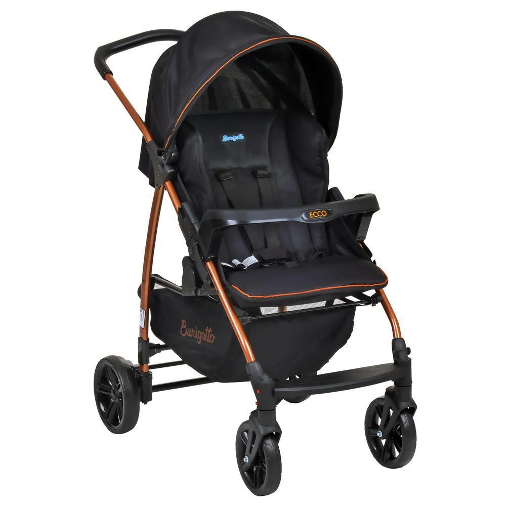 Carrinho de Bebê Ecco com Bebê Conforto Touring X Petro Cobre - Burigotto