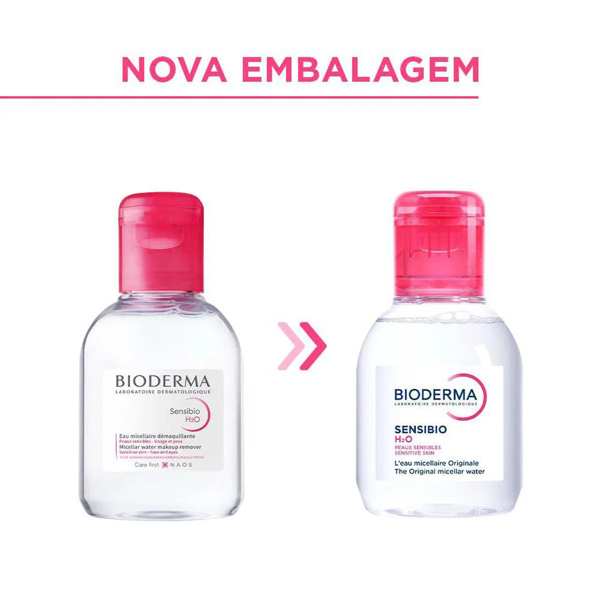 Água Micelar Demaquilante Bioderma Sensibio H2O 100ml