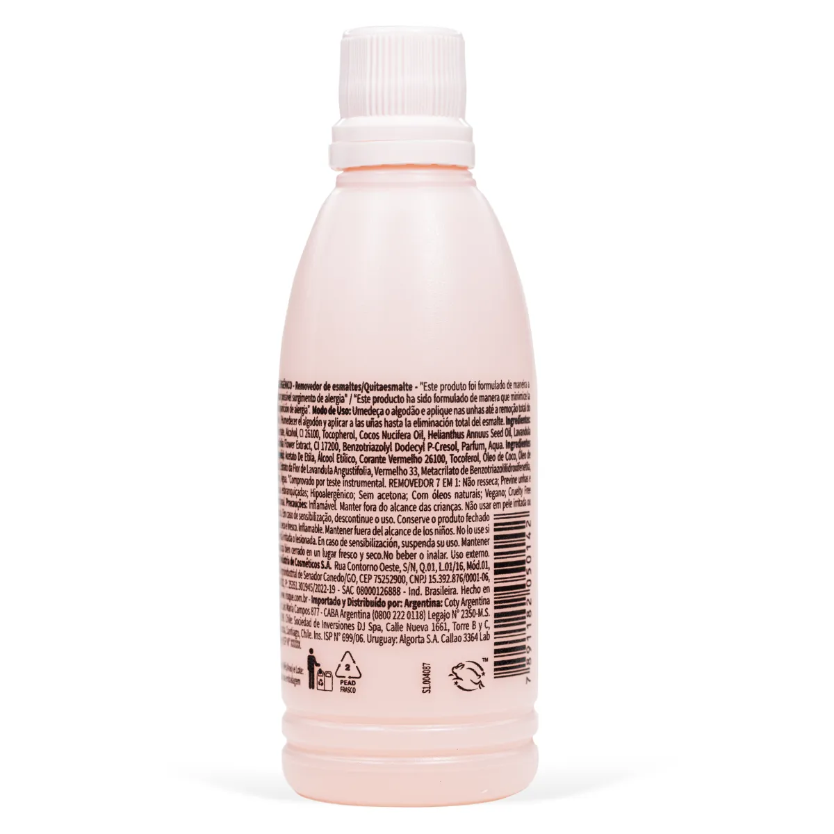Removedor de Esmalte Risqué Care 7 em 1 - 100ml