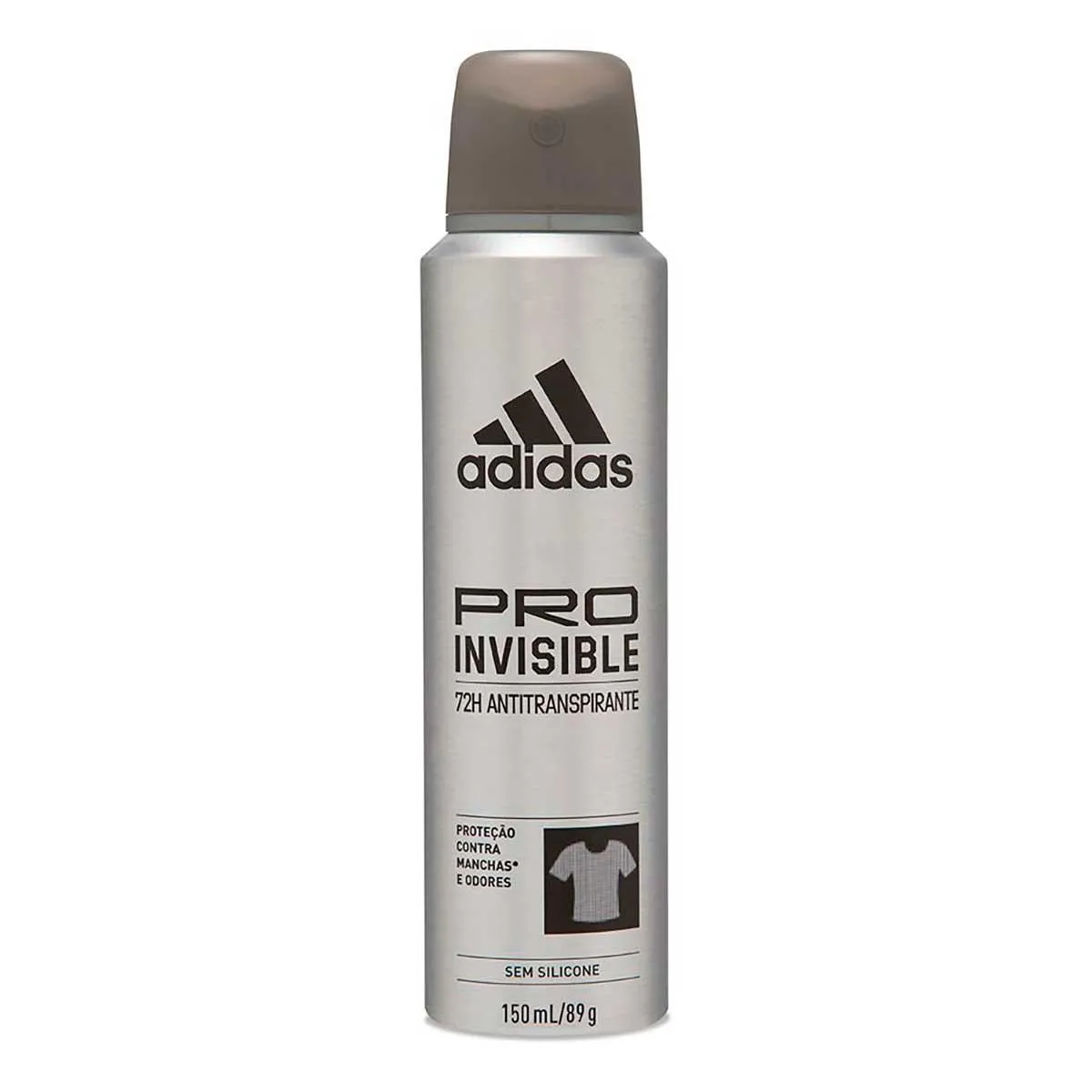 Desodorante Antitranspirante Aerosol Adidas Pro Invisible Masculino 72h 150ml