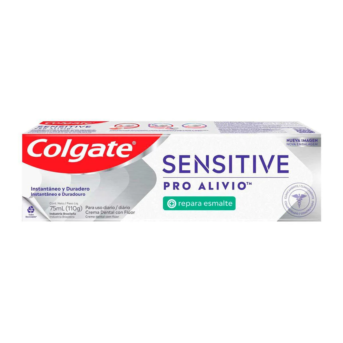 Pasta de Dente Colgate Sensitive Pro-Alívio Repara Esmalte com 110g
