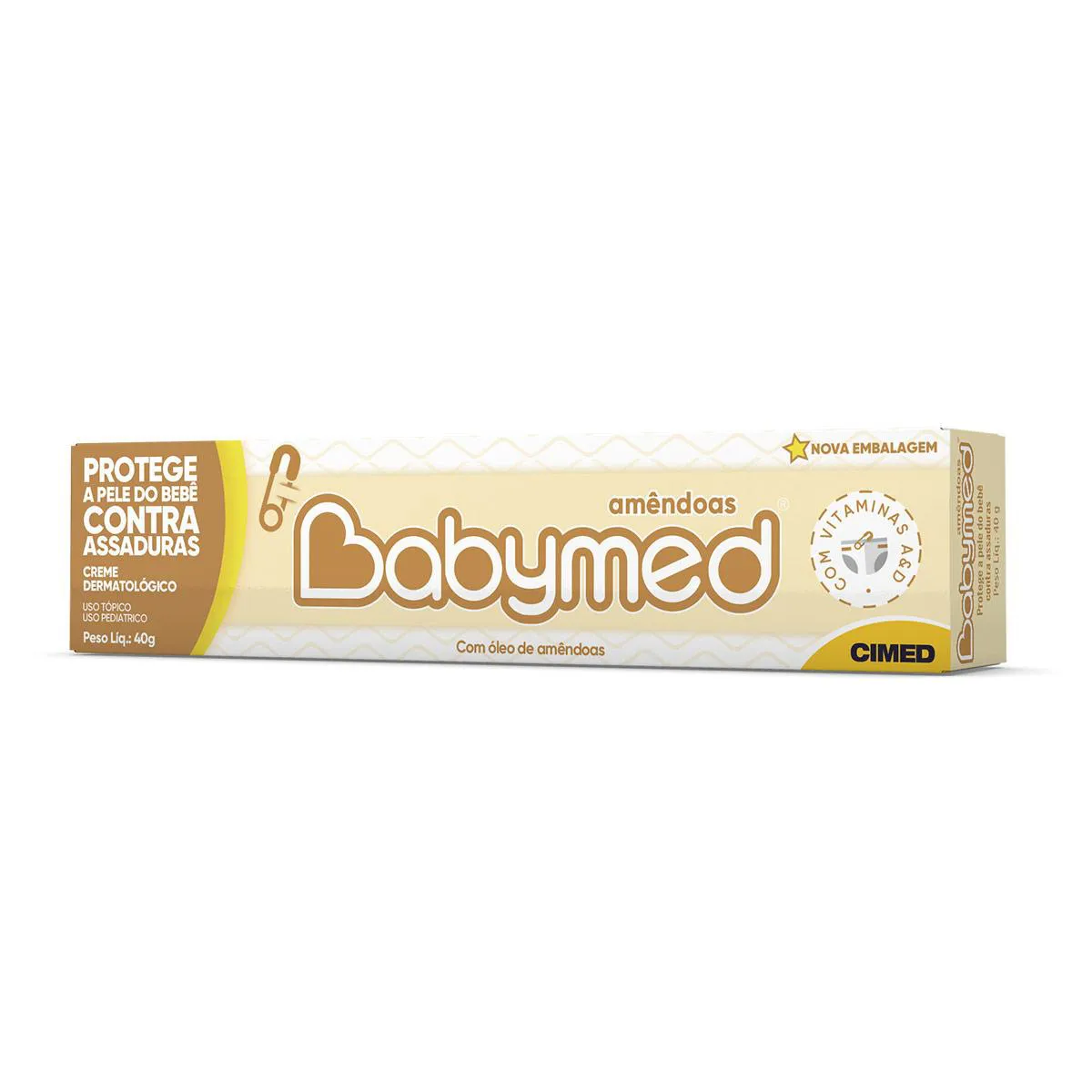 Creme para Assaduras Babymed Amêndoas 45g