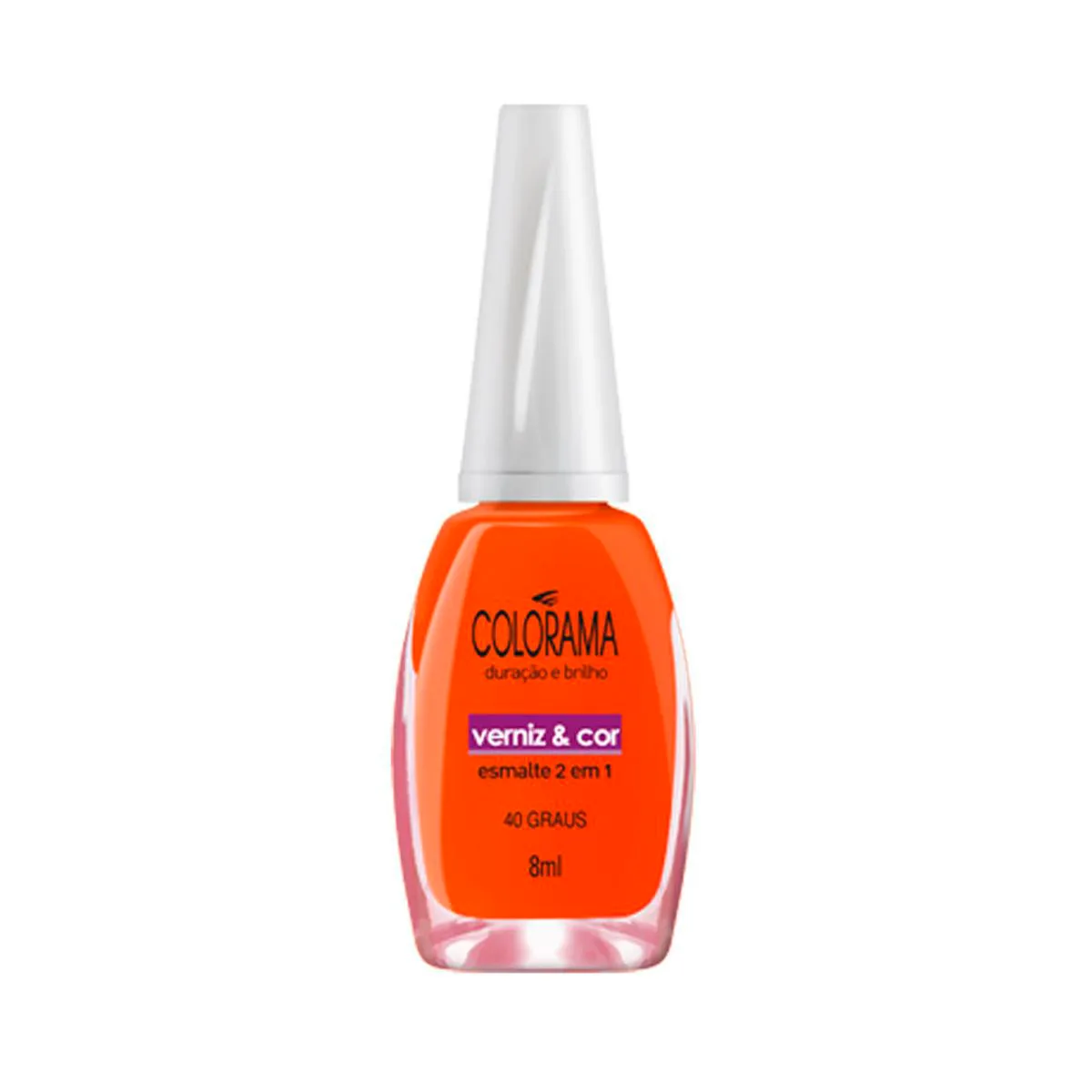 Esmalte Colorama Verniz & Cor 2 em 1 8ml - 40 Graus