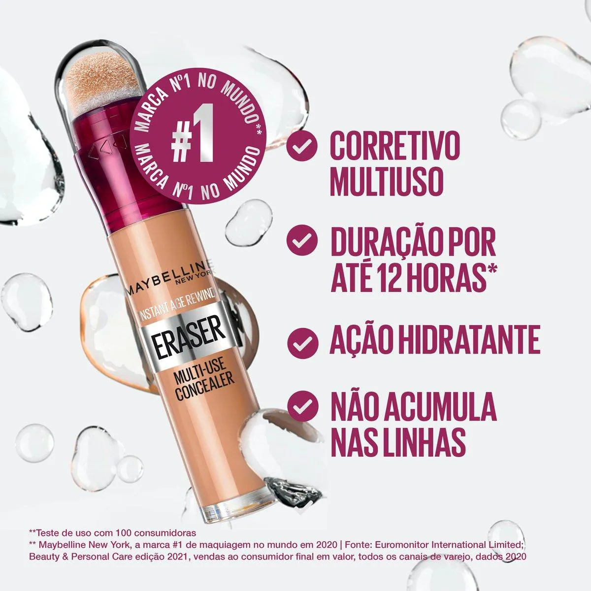 Corretivo Líquido Maybelline Eraser Instant Age Rewind 122 Sand 5.9ml