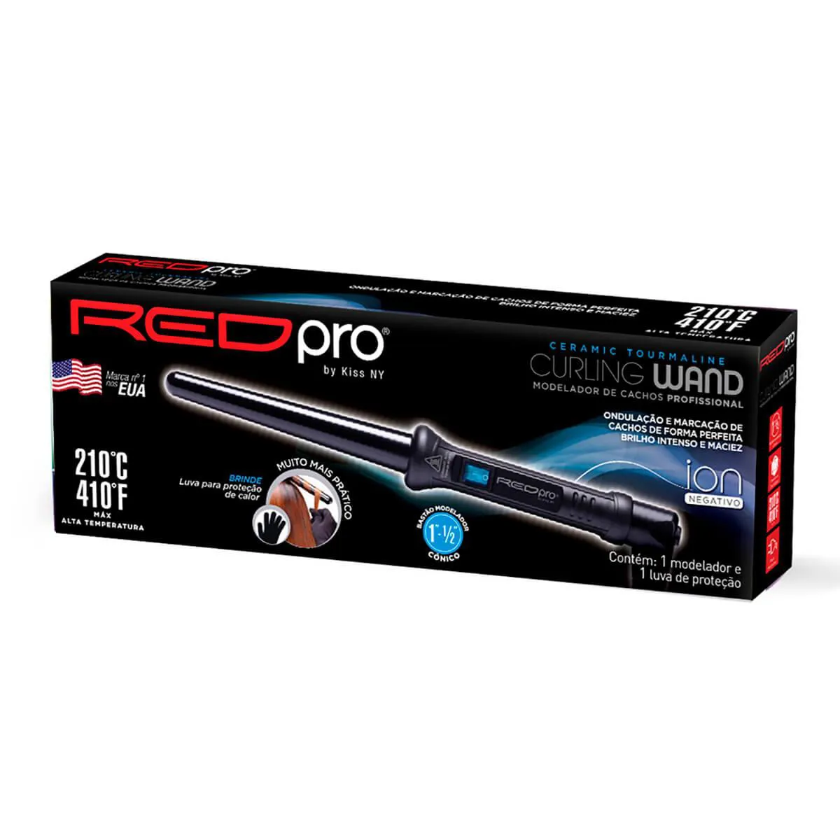 MODELADOR DE CACHOS RICCA EASY AUTOMATICO BIVOLT REF 5409