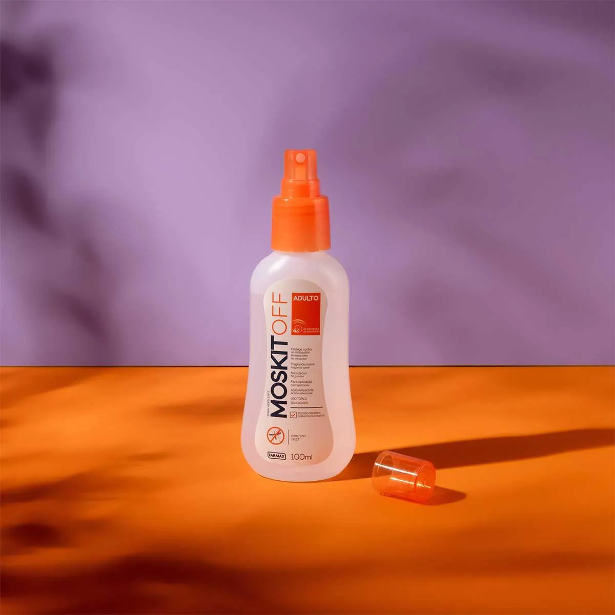 Repelente de Inseto Adulto Moskitoff com DEET Spray 100ml