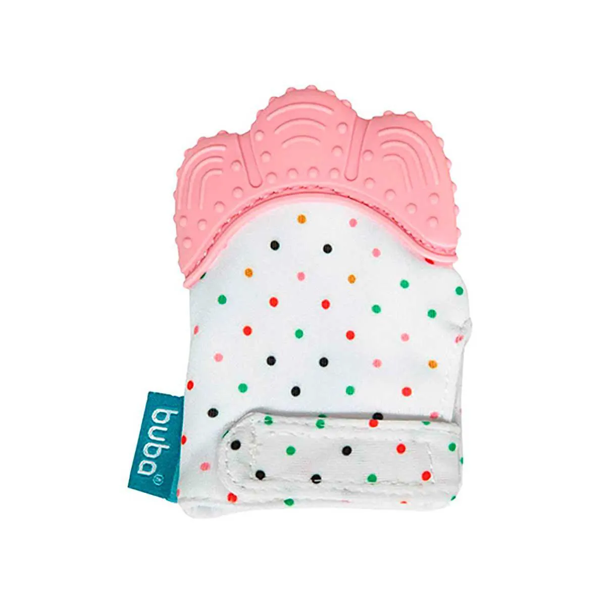 Luvinha Mordedor Buba Baby de Silicone Rosa 1 unidade