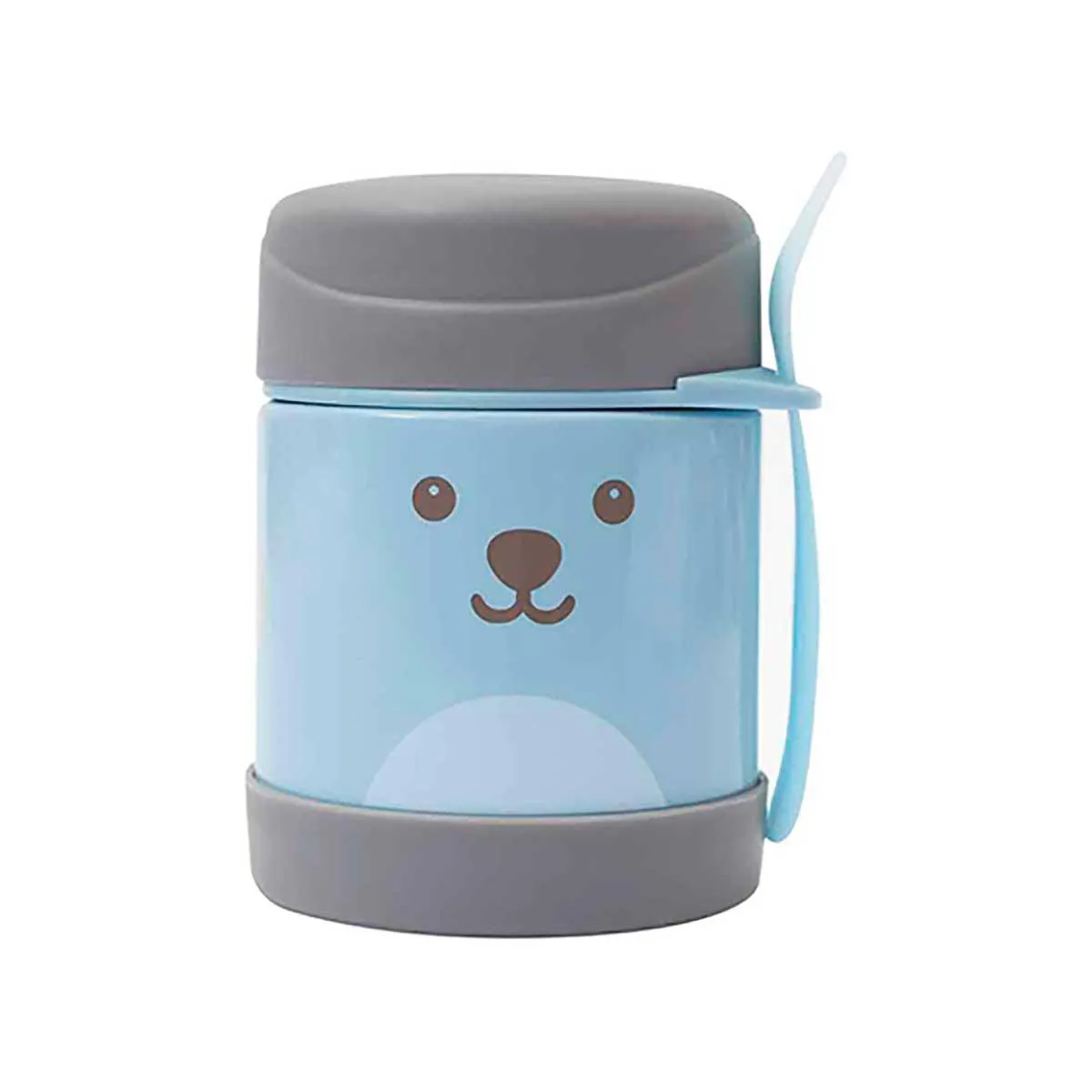 Pote Térmico para Alimentos com Colher Buba Baby Gumy Azul 1 unidade