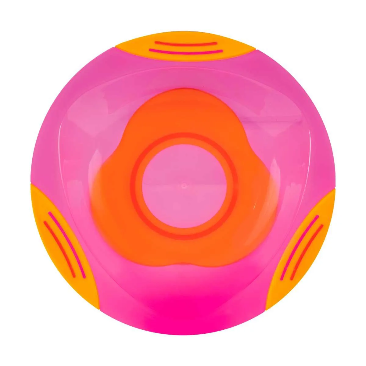 Prato com Ventosa Buba Baby Fun Rosa 1 unidade