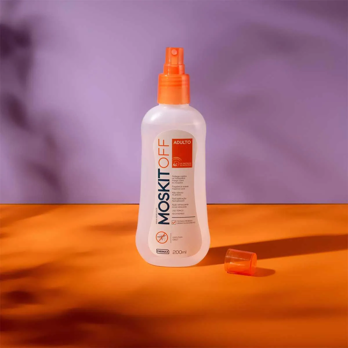 Repelente de Inseto Adulto Moskitoff com DEET Spray 200ml