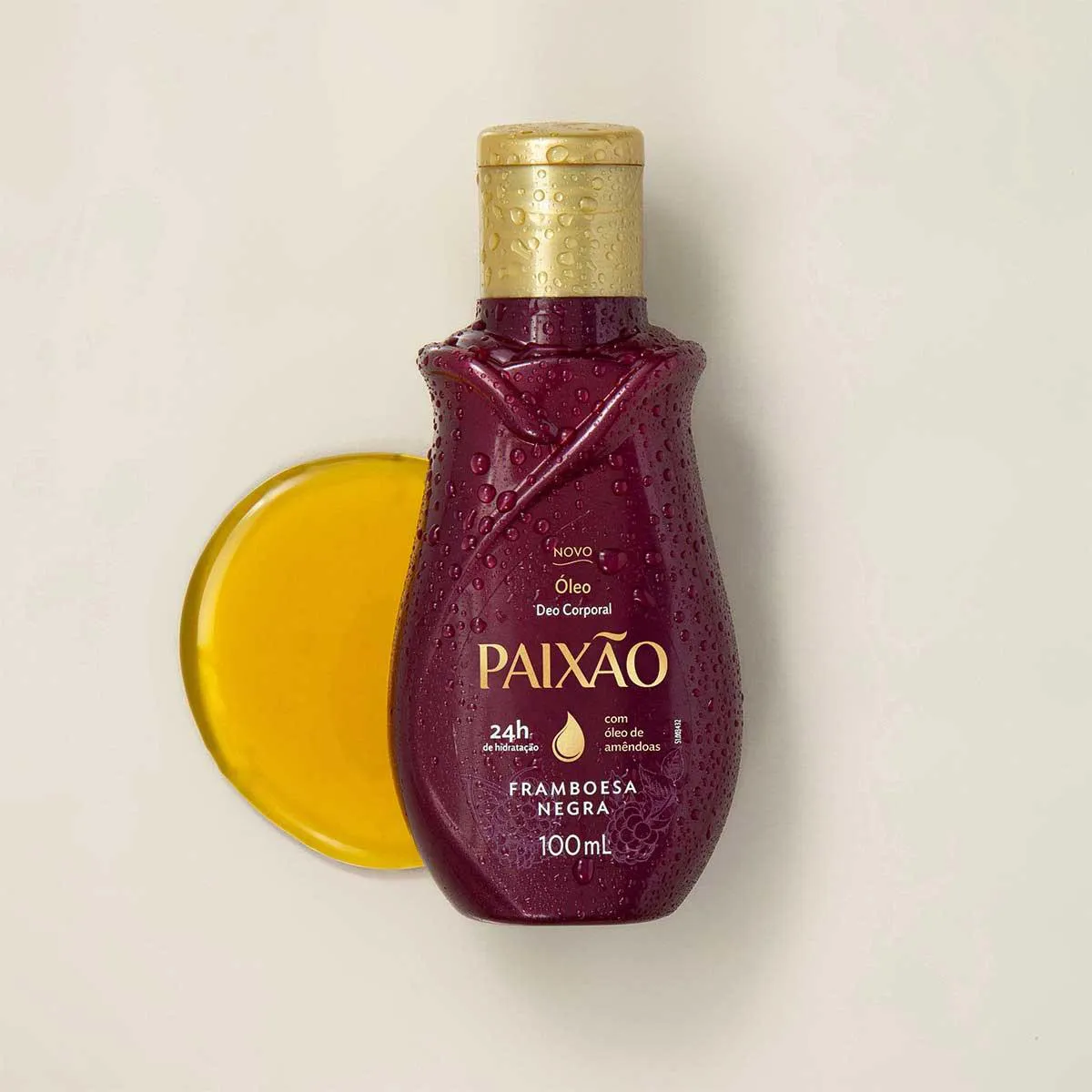 Óleo Corporal Paixão Framboesa Negra 100ml