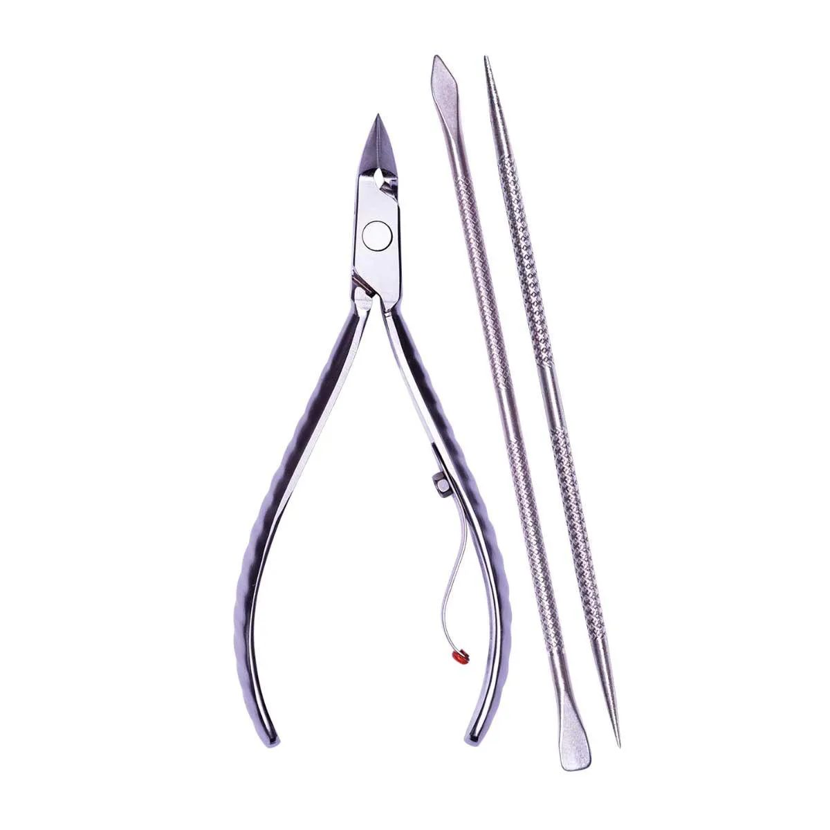 Kit de Cuidado para as Unhas Mundial Inox 778-EP Alicate + 2 Espátulas