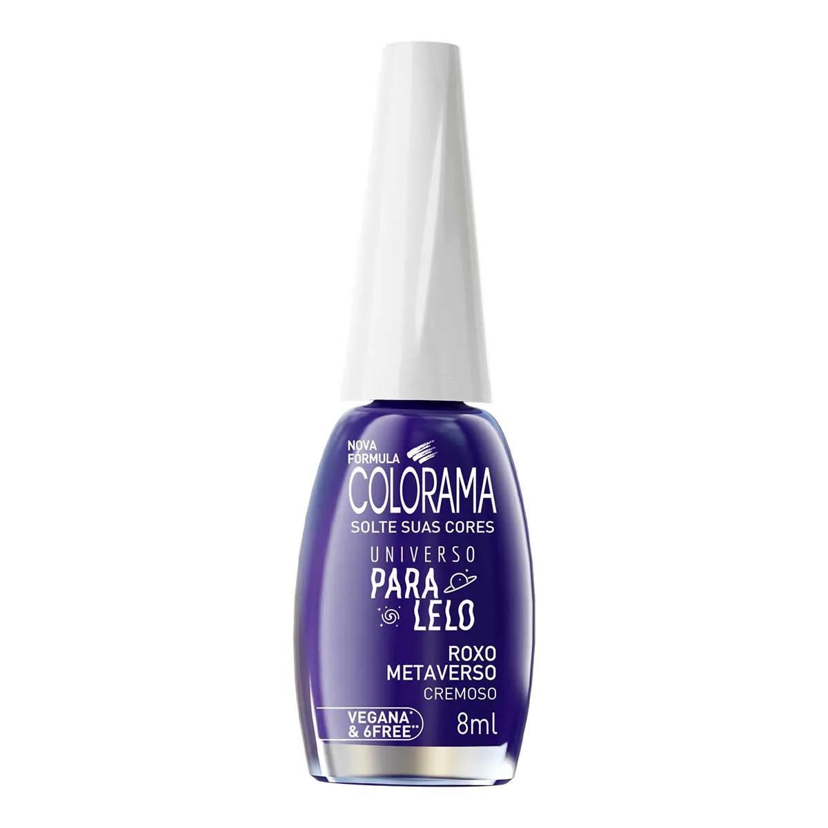 Esmalte Cremoso Colorama Universo Paralelo 8ml - Roxo Metaverso