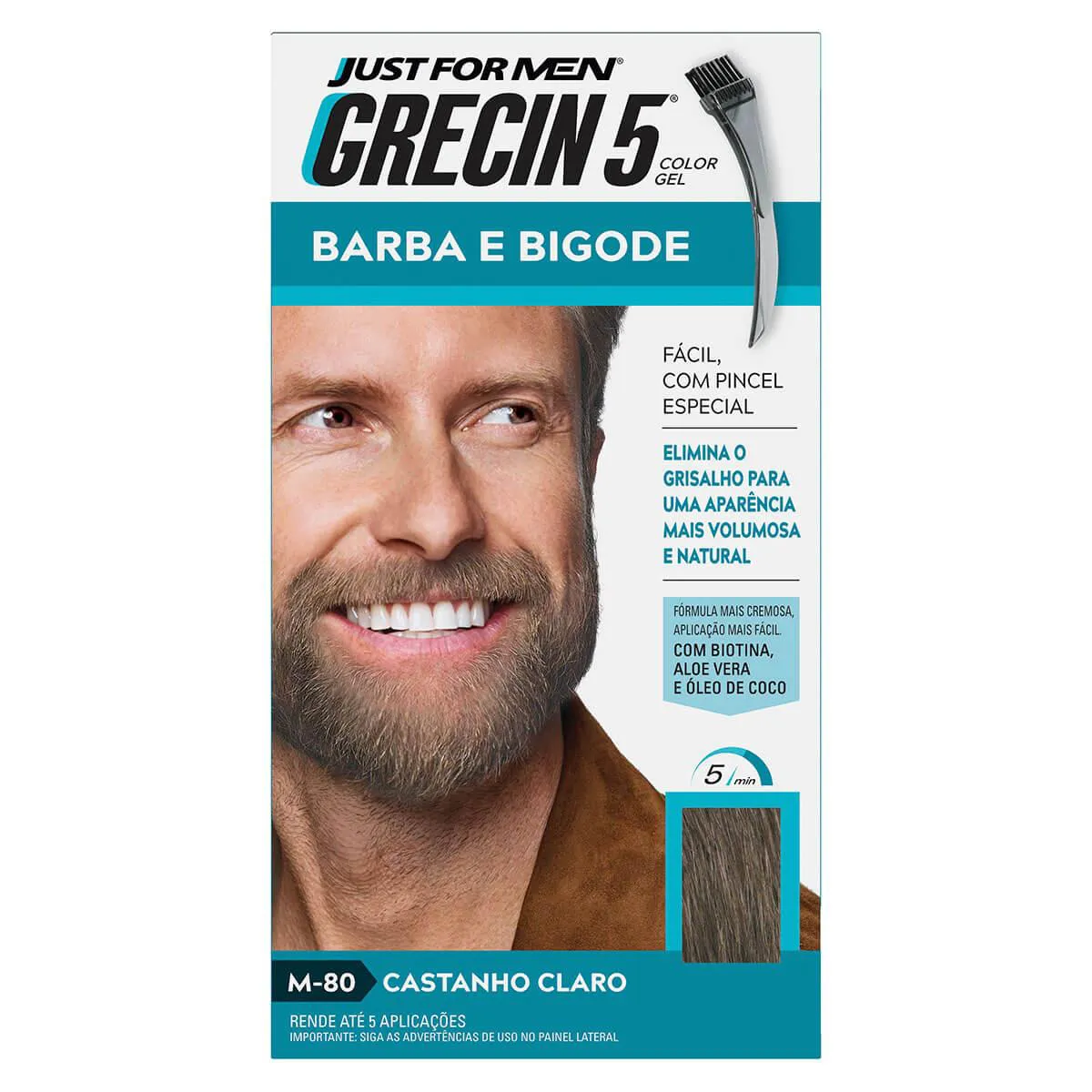 Coloraçao Biocolor Homem Bozzano Preto - Kit C / 2un