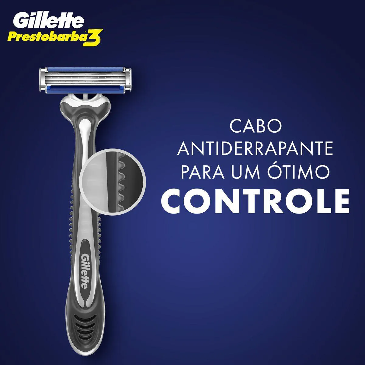 Barbeador Gillette Prestobarba 3 Comfortgel 2 unidades