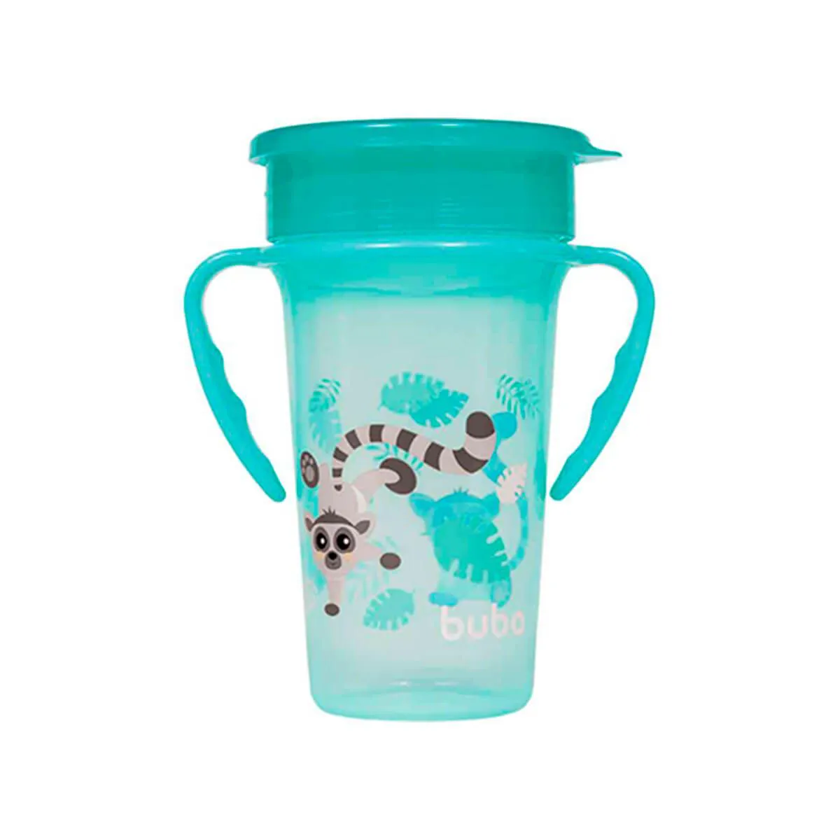 Copo de Treinamento Buba 360° com Alça Lemori Azul 300ml - 1 unidade