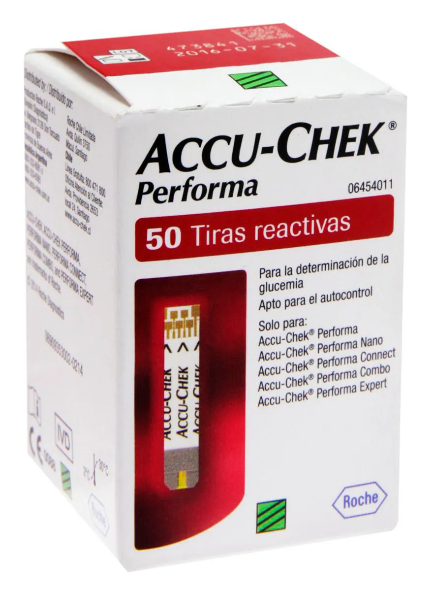 Tiras-teste de Glicemia Accu-Chek Performa 50 unidades
