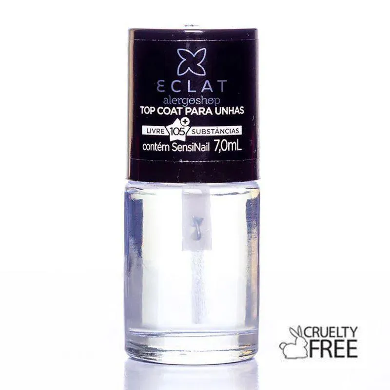 Esmalte Top Coat para Unhas Hipoalergênico Alergoshop 7ml