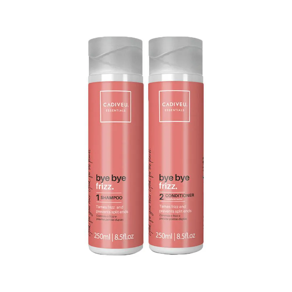 Kit Cadiveu Essential Bye Bye Frizz Shampoo 250ml+ Condicionador 250ml
