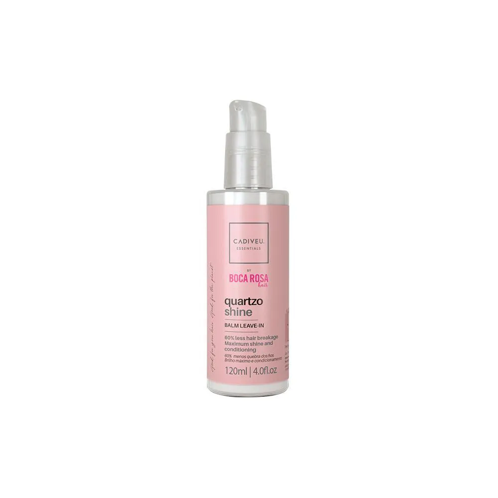 Leave-in Protetor Térmico Cadiveu Essentials Quartzo Shine By Boca Rosa Cabelos Secos E sem Vida 120ml