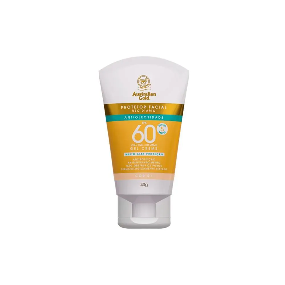 Australian Gold Protetor Solar Facial Matte Fps60 Cor 01 40g