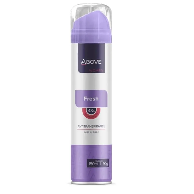 Desodorante Antitranspirante Aerosol Above Women Fresh 48h 150ml