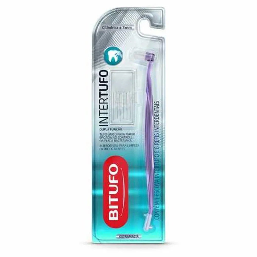 Escova Bitufo Intertufo Cilindrica 3mm 6un
