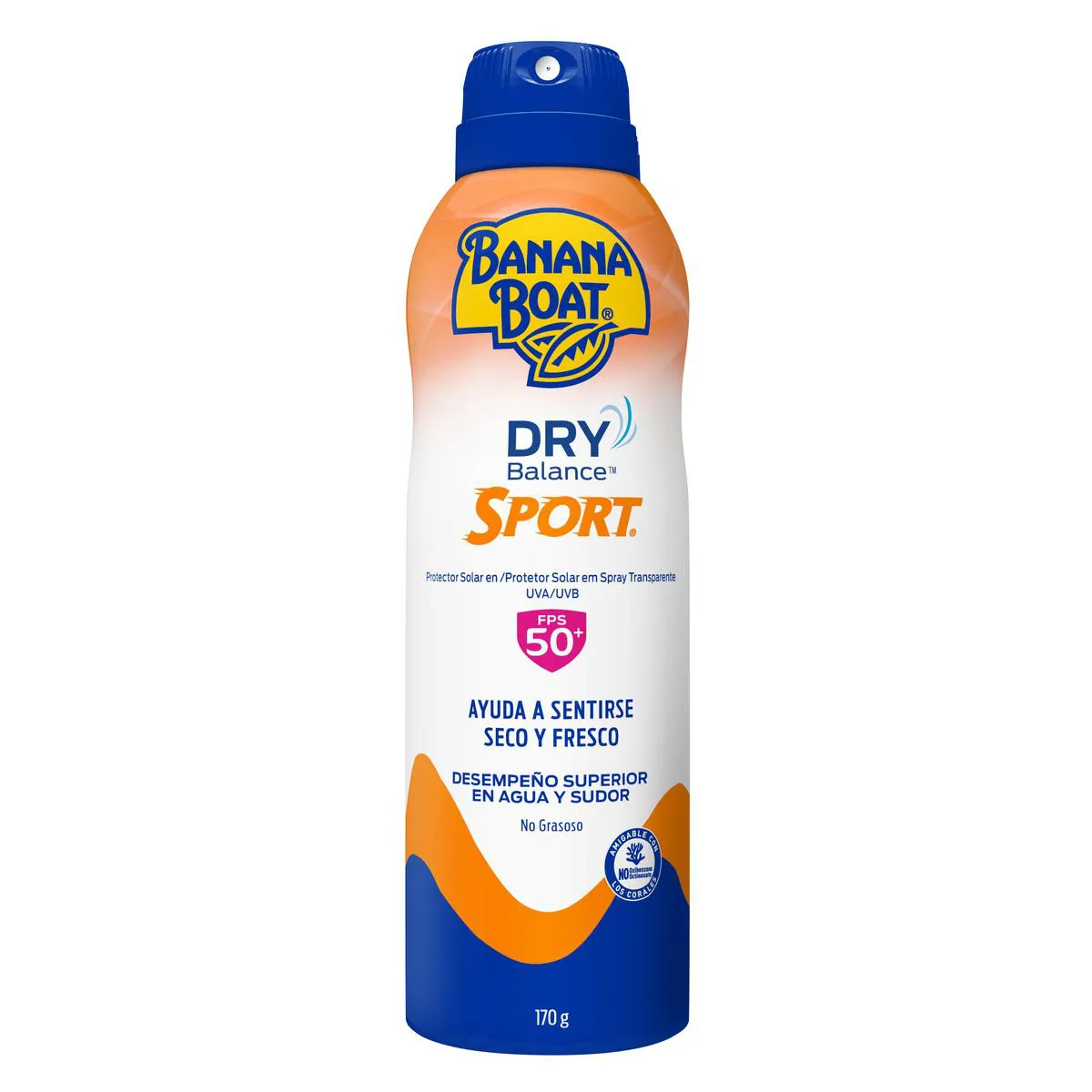 Protetor Solar Aerossol Dry Balance Sport FPS 50 Banana Boat 170g