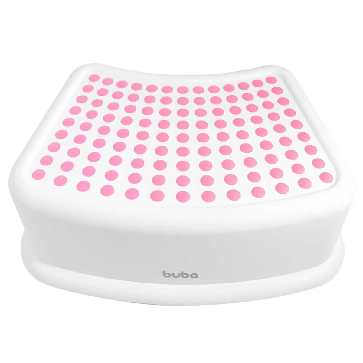 Degrau Infantil Antiderrapante Buba Baby Rosa 1 unidade