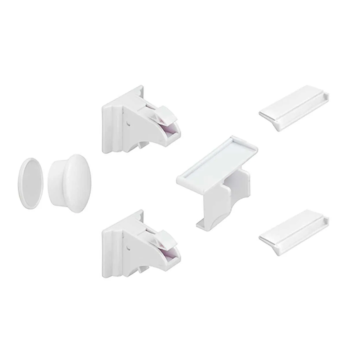 Kit Trava de Segurança Magnética Buba Baby para Gavetas e Portas de Armário com 1 unidade