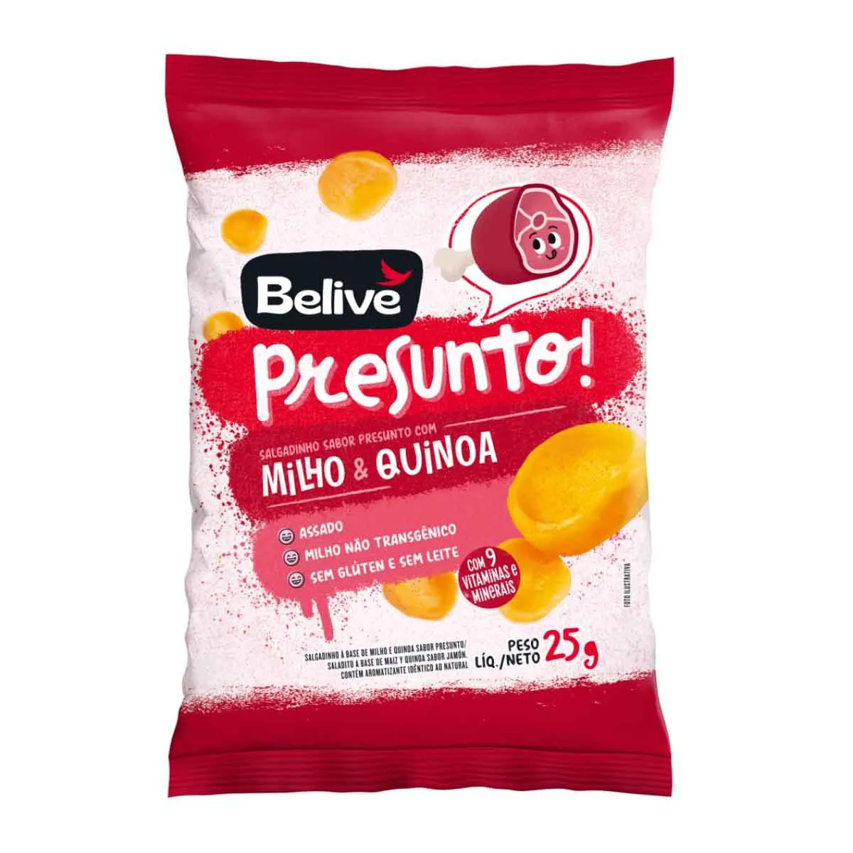 Salgadinho Vegano Presunto Believe 25g