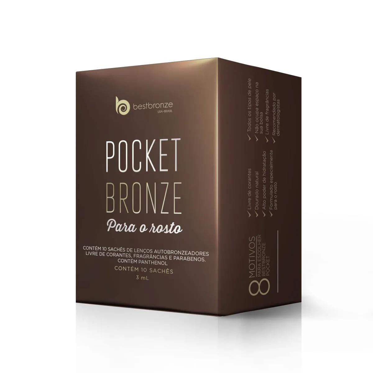 Pocket bronze caixa com 10un