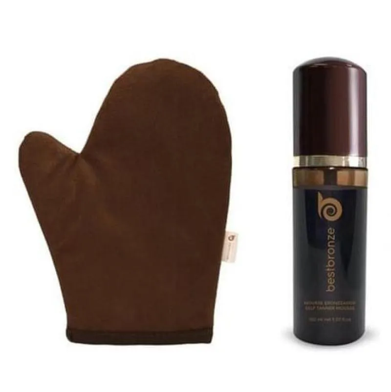 Mousse autobronzeador dark express + luva aplicadora - make it easier vanilla