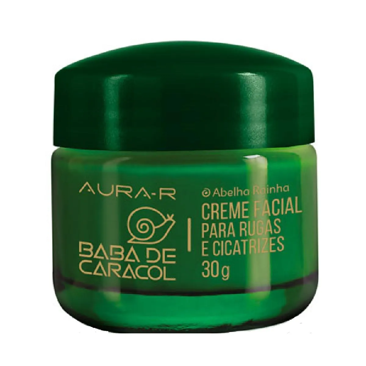 Creme facial para rugas e cicatrizes reconstituinte aura-r baba de caracol abelha rainha 30g