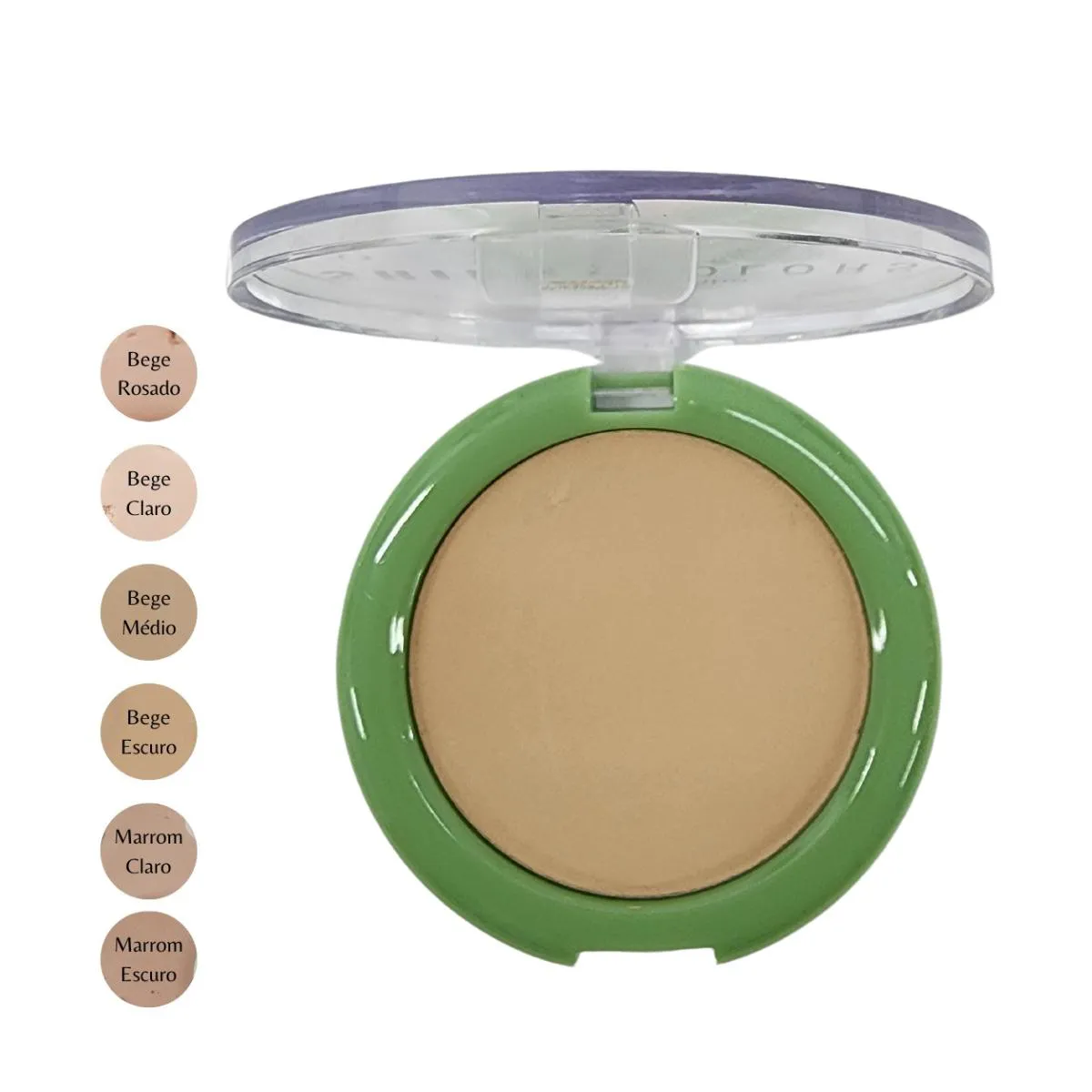 Pó Compacto Bege Claro com Fps 15 Shine Colors Abelha Rainha 10g
