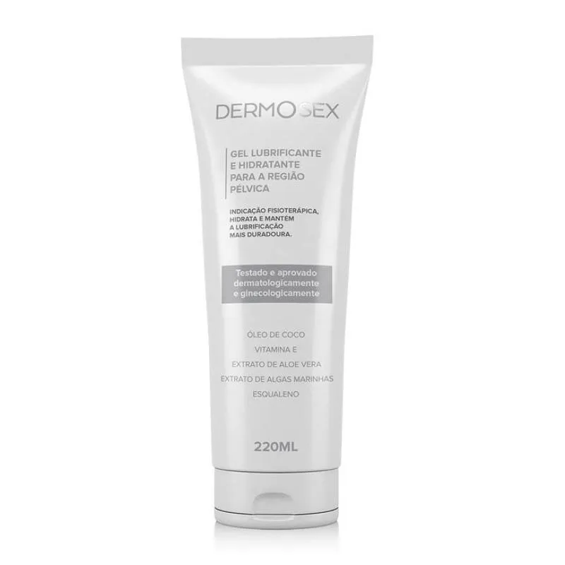 Gel Lubrificante e Hidratante para A Região Pélvica Dermosex 220 Ml
