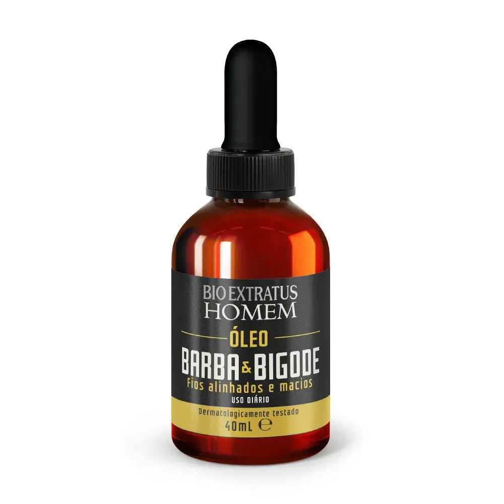 Bio Extratus Homem Cabelo e Barba - Óleo Barba e Bigode 40ml