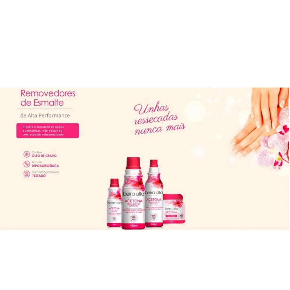Acetona Beira Alta 450ml