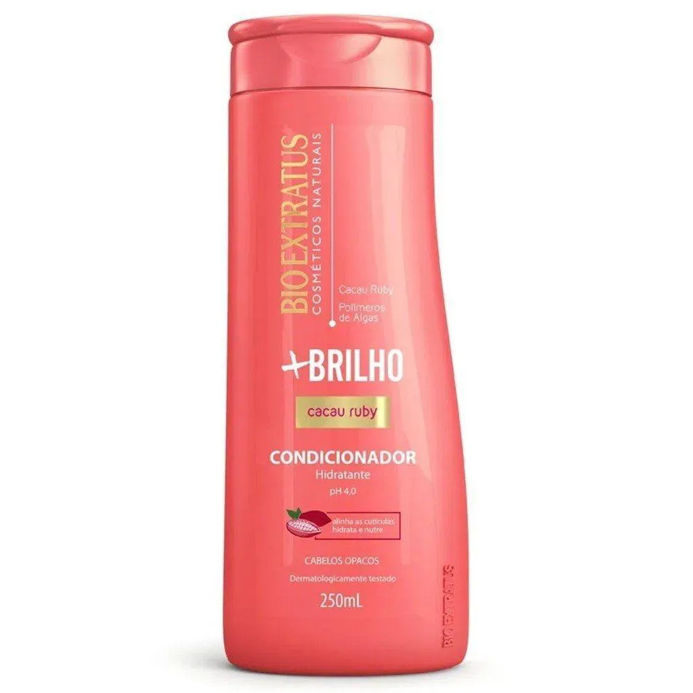 Condicionador Bio Extratus Mais Brilho Cacau Ruby 250ml