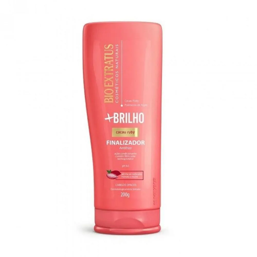 Finalizador Bio Extratus Mais Brilho Cacau Ruby 200g