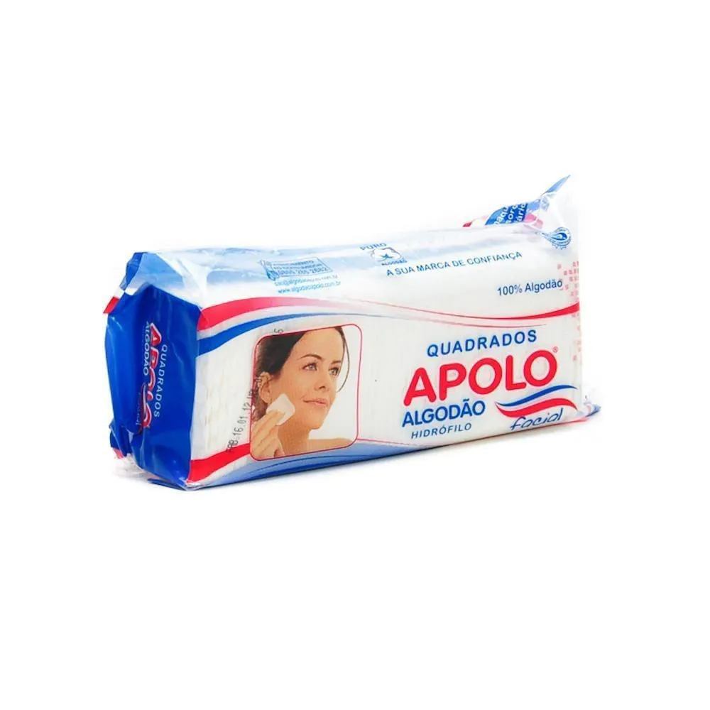 Algodao Apolo Quadrado Facial 50g