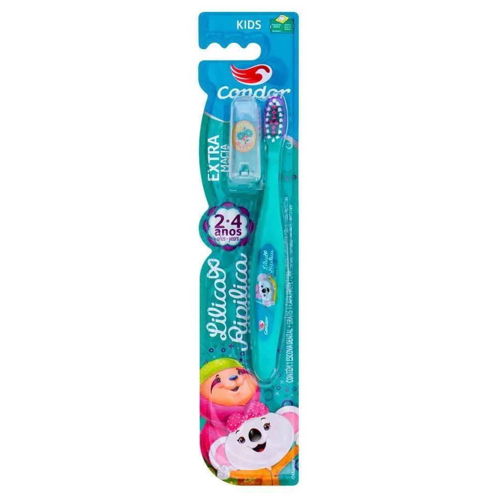 Escova Dental Lilica Ripilica 2 a 4 Anos Condor