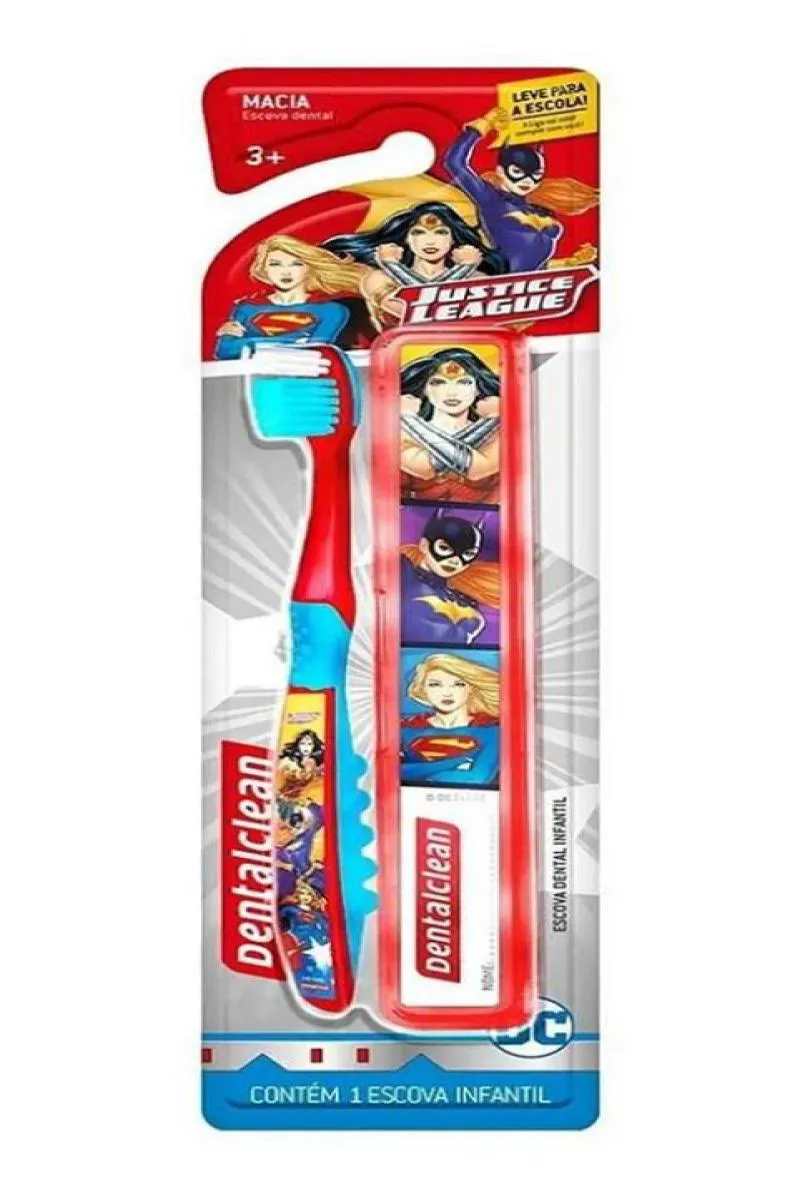 Escova Inf Dentalclean Justice League Macia