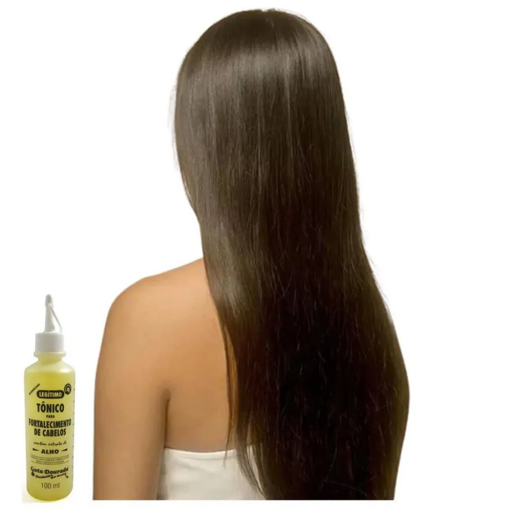 Tonico Capilar Gota Dourada Fortalecimento Alho 100ml