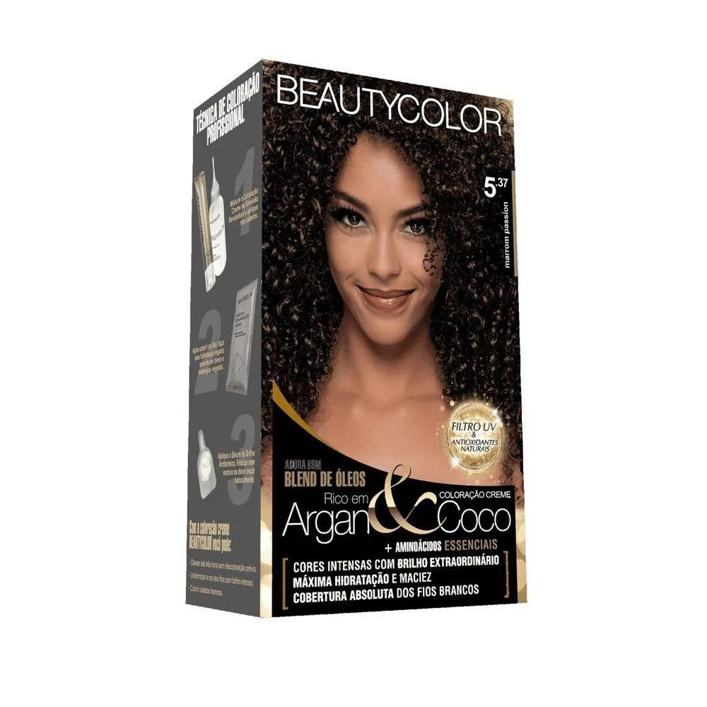 Tintura Beauty Color 5.37 Marrom Passion