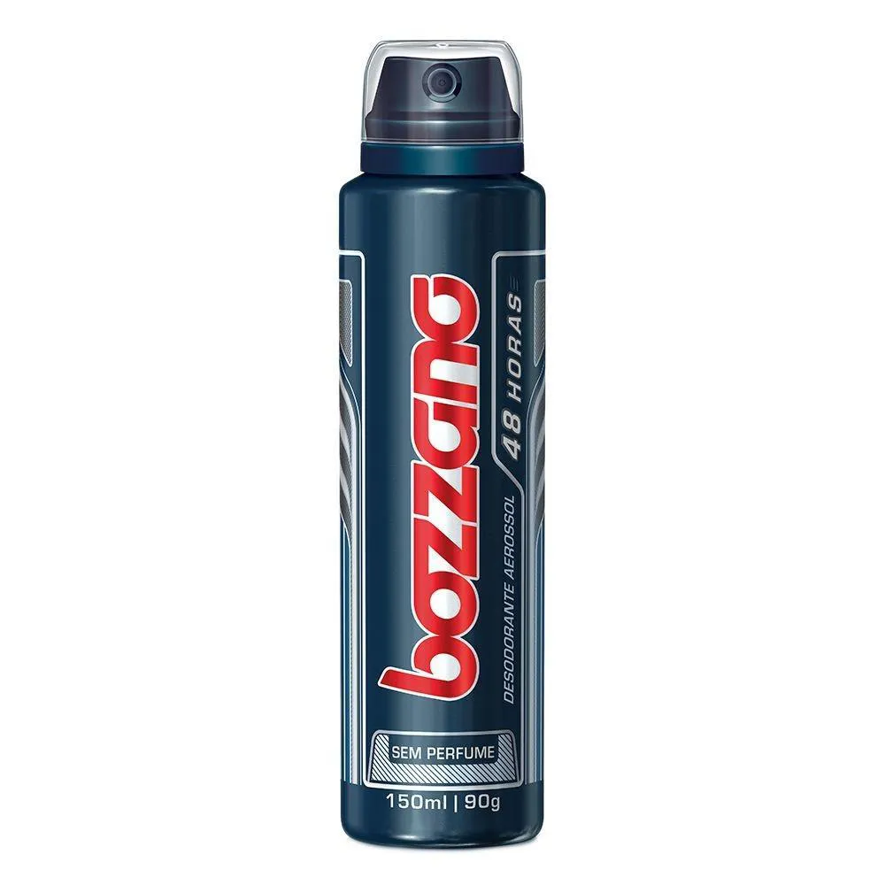 Desodorante Antitranspirante Aerosol Bozzano Sensitive Masculino sem Perfume 48h 150ml